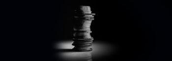 An image of stacked coins