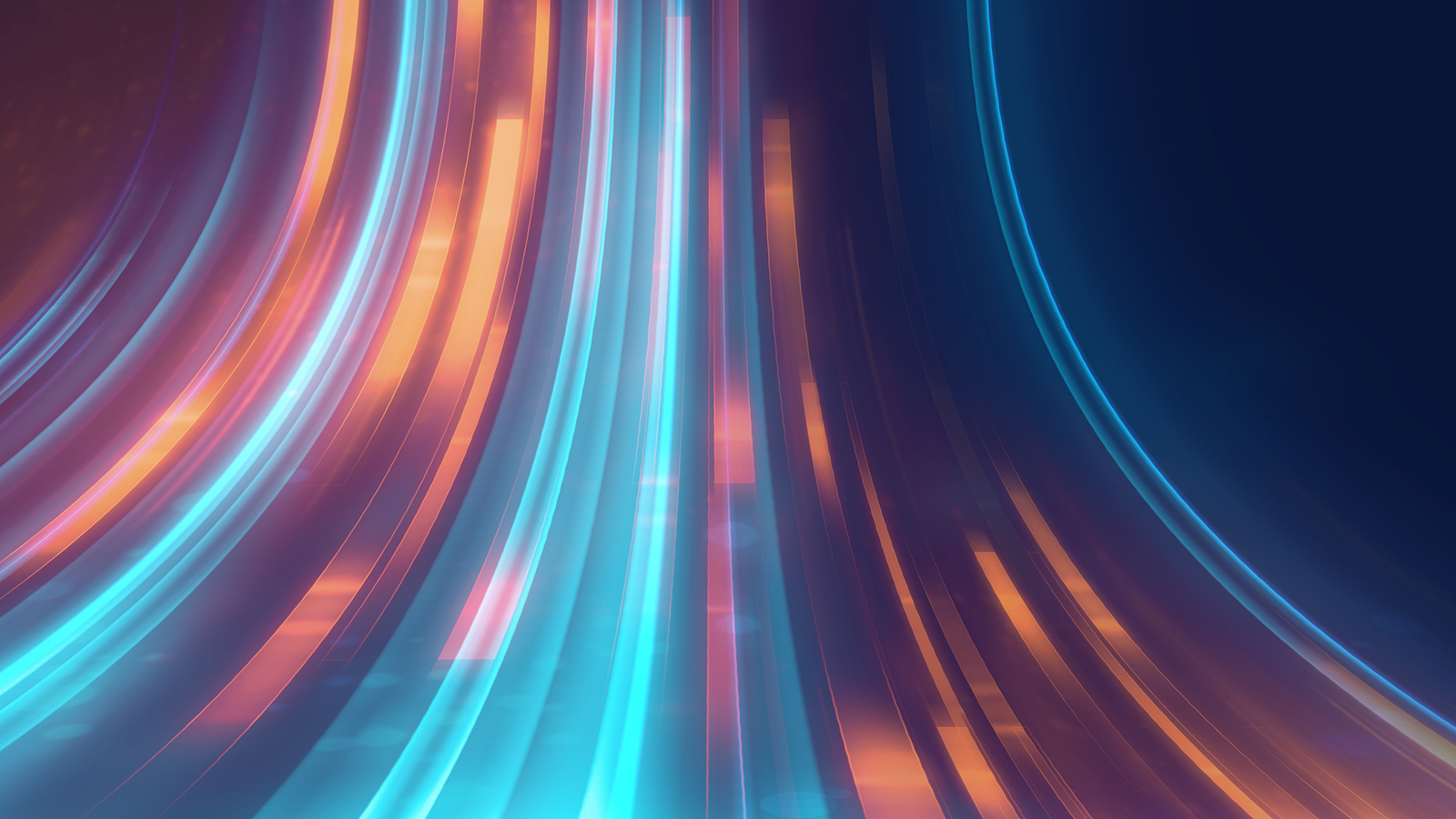 Bright lights, motion blur - abstract technology background